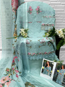 Florent 1096 B Cambric Cotton Heavy Embroidery Work Pakistani Suit