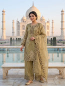 BE 477 Designer Sequence Embroidery Work Suit