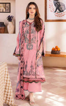 Alzohaib Az 1554 Pure Cotton Patch Work Pakistani Suit