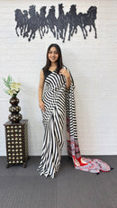 FS 2362 Elegant  Viscose Heavy Mirror Work Latkan Pallu Saree