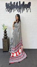 FS 2362 Elegant  Viscose Heavy Mirror Work Latkan Pallu Saree