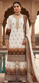 Hoor Tex 795 C Heavy Simmar Pading Shaded Sharara Suit