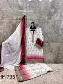Hoor Tex 795 A Heavy Simmar Pading Shaded Sharara Suit