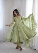 SSC 725 A Designer Heavy Viscose Weaving Zequard Anarkali Gown