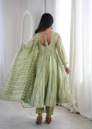 SSC 725 A Designer Heavy Viscose Weaving Zequard Anarkali Gown