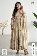 S4U Shivali A 258101 Floral Embroidered Work Anarkali Suit