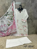 Hoor Tex HF 884 Premium Heavy Cotton Printed Pakistani Suit