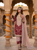 SRK 5354 Heavy Faux Georgette Embroidery Wok Pakistani Suit