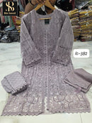 Bin Saeed IC 382 C Premium Fancy Fabric Handwork Pakistani suit