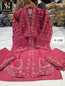 Bin Saeed lC 353 A Luxury Embroidered Work Pakistani Suit