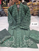 Bin Saeed lC 353 B Luxury Embroidered Work Pakistani Suit