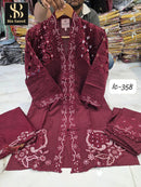 Bin Saeed lC 353 D Luxury Embroidered Work Pakistani Suit