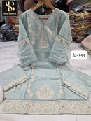 Bin Saeed IC 353 C Luxury Hand Embroidered Work Pakistani Suit