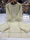 Bin Saeed IC 353 B Luxury Hand Embroidered Work Pakistani Suit