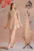 AL Qasr MA 326 B Designer Front Back Embroidery Cut Work Pakistani Suit