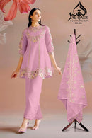 AL Qasr MA 326 D Designer Front Back Embroidery Cut Work Pakistani Suit