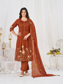 Diva 159 Designer Multi Thread Embroidery Anarkali Kurti
