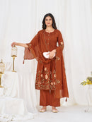 Diva 159 Designer Multi Thread Embroidery Anarkali Kurti