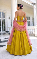 Alizeh 9014 Designer Crimson Silk Lehenga