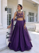 Alizeh 9015 Designer Crimson Silk Lehenga