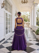 Alizeh 9015 Designer Crimson Silk Lehenga