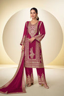 Gulkayra 7540 B Premium Real Chinon Silk Suit