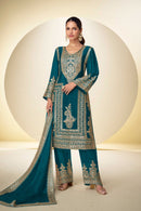 Gulkayra 7540 C Premium Real Chinon Silk Suit