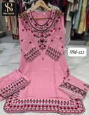 Bin Saeed MD 111 D Rayon Maslin Digital Printed Pakistani Suit
