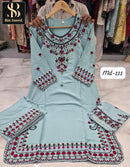 Bin Saeed MD 111 B Rayon Maslin Digital Printed Pakistani Suit