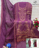 Amrutvela 1003 Pure Cotton Self Embrodery Work Pakistani Suit