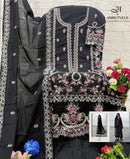 Amrutvela 1004 Pure Cotton Self Embrodery Work Pakistani Suit