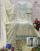 Amrutvela 1001 Pure Cotton Self Embrodery Work Pakistani Suit