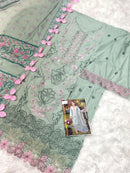 Rangrasiya 3612 Designer Pure Cotton Embroidered Work Pakistani Suit