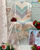 Saniya Trendz 1001 Cotton Chikankari Embroidered Work Pakistani Suit