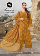 VS Fashion 2704 A Reyon Satin Havy Embroidery Work Pakistani Suit