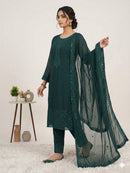 LG 2117 Designer Sequence Embroidery Work Suit