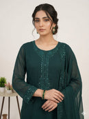 LG 2117 Designer Sequence Embroidery Work Suit