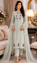ZF Anaya Lawn 89 A Heavy Embroidery Work Pakistani Suit