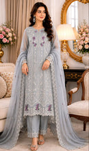 ZF Anaya Lawn 89 C Heavy Embroidery Work Pakistani Suit