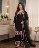 Ad 235 B Designer Satin Rayon Embroidery Thread Work Kurti