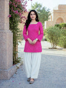LW 9340 B Designer Cotton Bandhej Printed Kurti