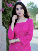 LW 9340 B Designer Cotton Bandhej Printed Kurti