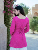 LW 9340 B Designer Cotton Bandhej Printed Kurti