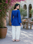 LW 9340 A Designer Cotton Bandhej Printed Kurti