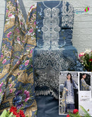 Saniya Trendz 7189 A Cotton Chikankari Embroidered Work Pakistani Suit