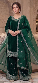 Hoor Tex 861 C Designer Roman Glass Silk Pakistani Suit