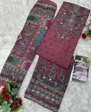 Amrutvela At 231 C Pure Viscous Maslin Digital Printed Pakistani Suit