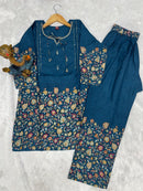 Diva 137 D Premium Pure Cotton Fabric Co Ord Set