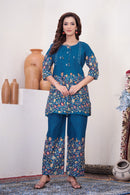 Diva 137 D Premium Pure Cotton Fabric Co Ord Set