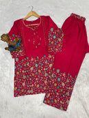 Diva 137 C Premium Pure Cotton Fabric Co Ord Set